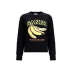 Banana-Print Cotton Sweater
