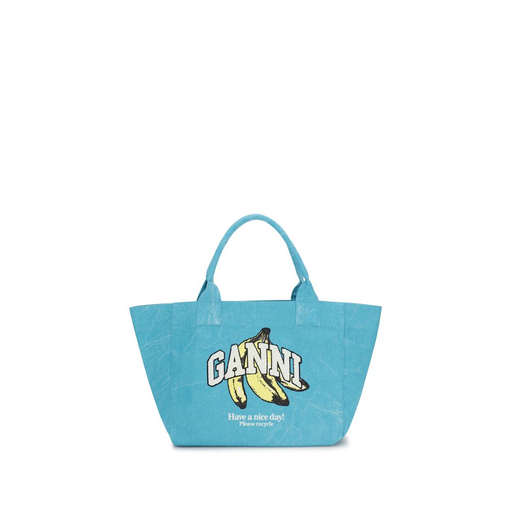 Recycled Cotton Banana Print Tote Bag