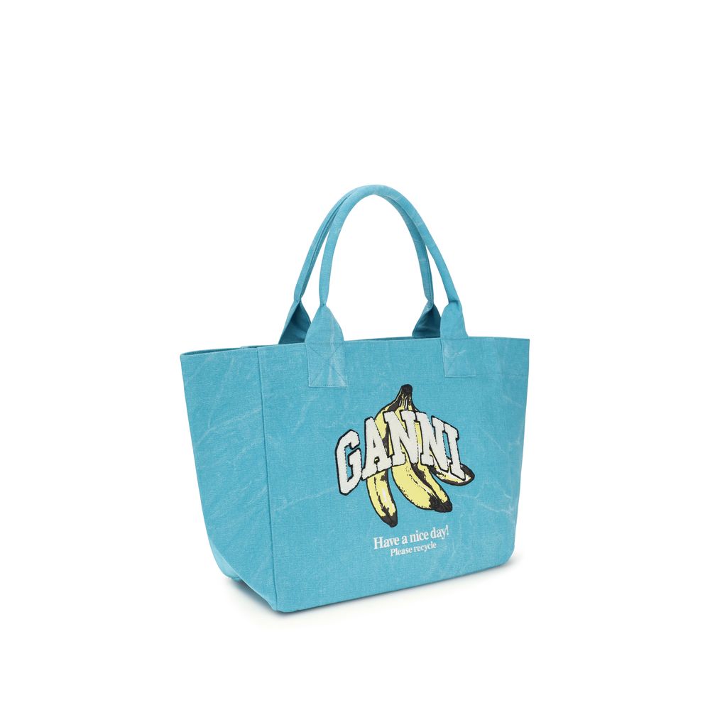 Recycled Cotton Banana Print Tote Bag