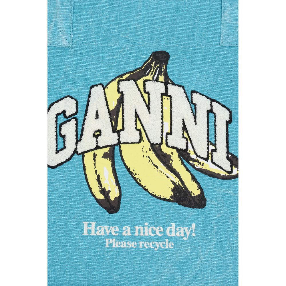 Recycled Cotton Banana Print Tote Bag
