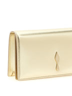 Gold Lambskin Bettina Clutch