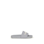 Gray Logo Rubber Slides