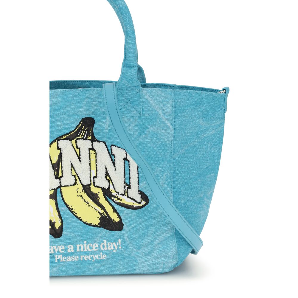 Banana Print Recycled Cotton Tote