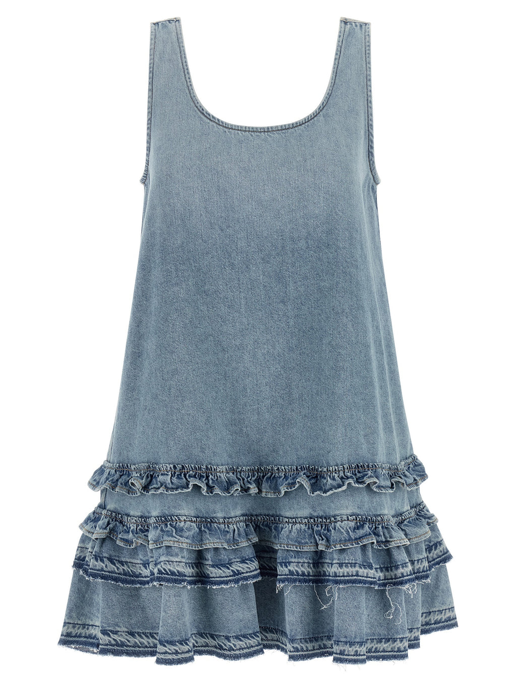 Light Blue Organic Cotton Mini Dress