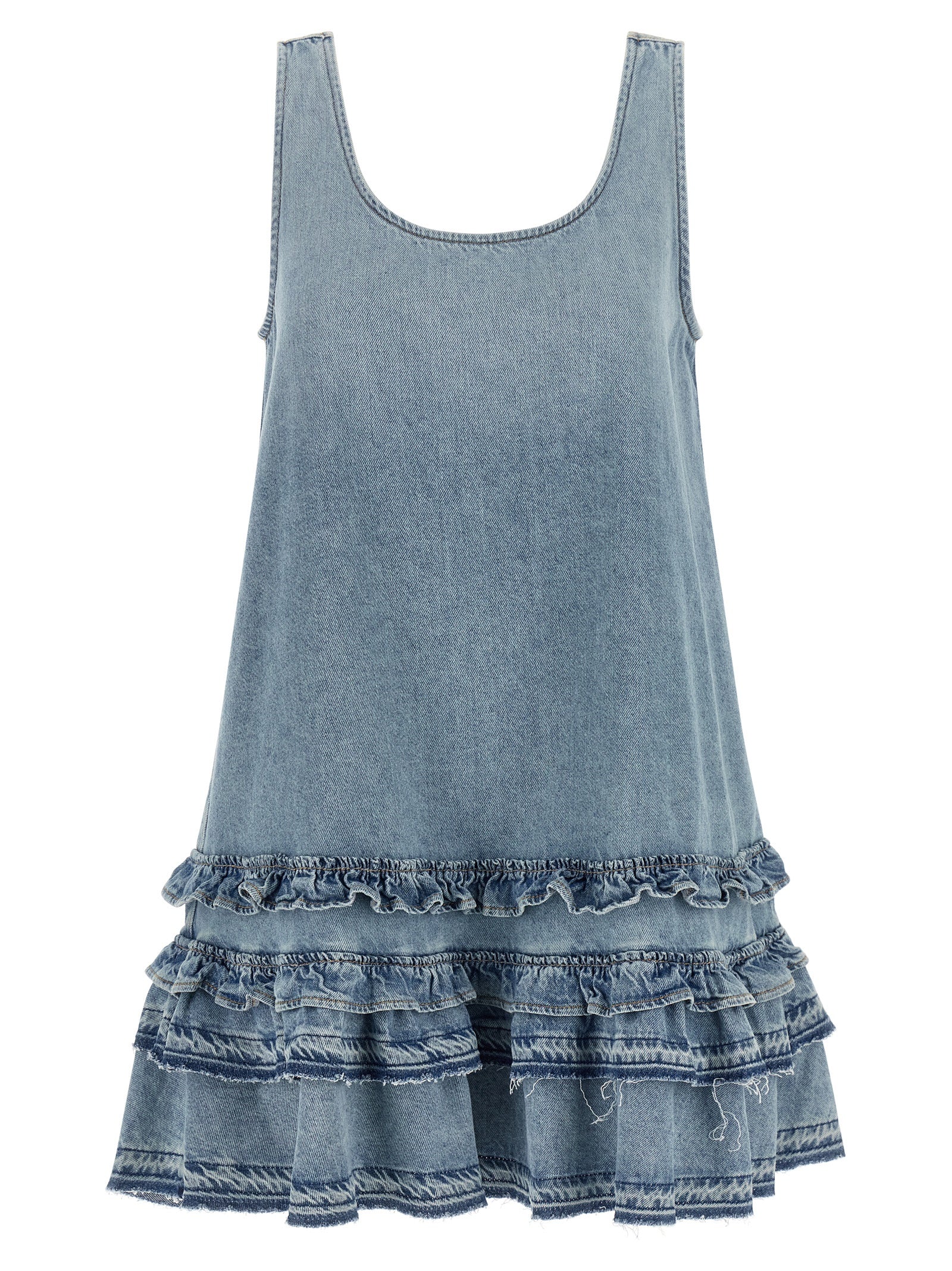 Light Blue Organic Cotton Mini Dress