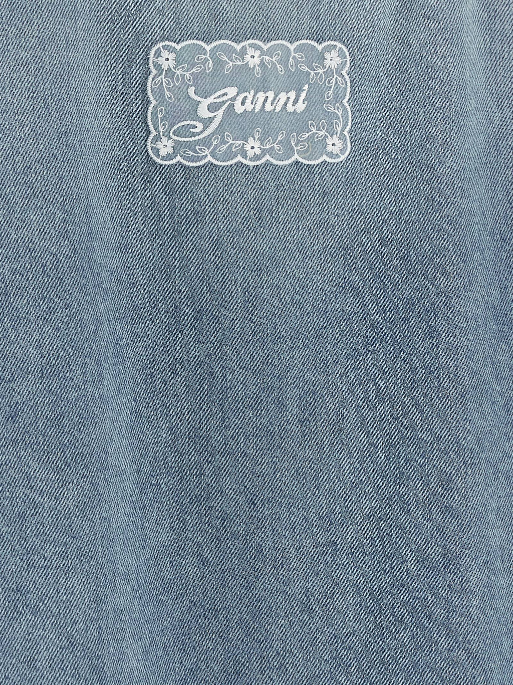 Light Blue Organic Cotton Mini Dress