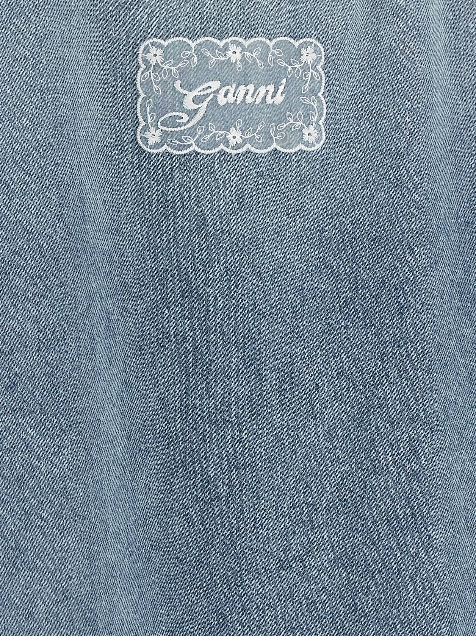 Light Blue Organic Cotton Mini Dress