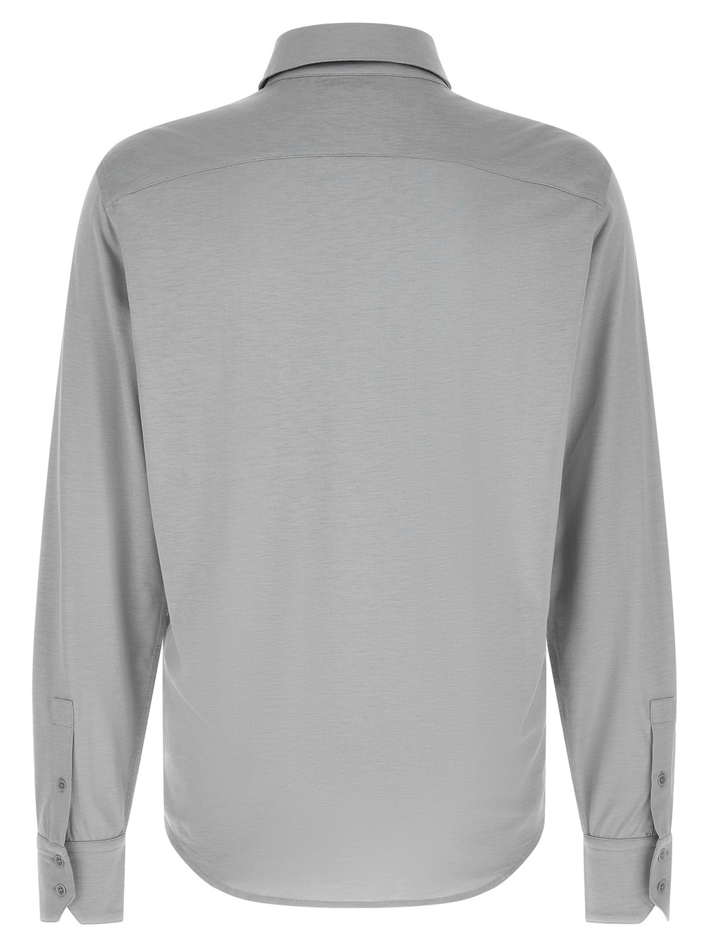 Silk-Cotton Military-Inspired Blouse