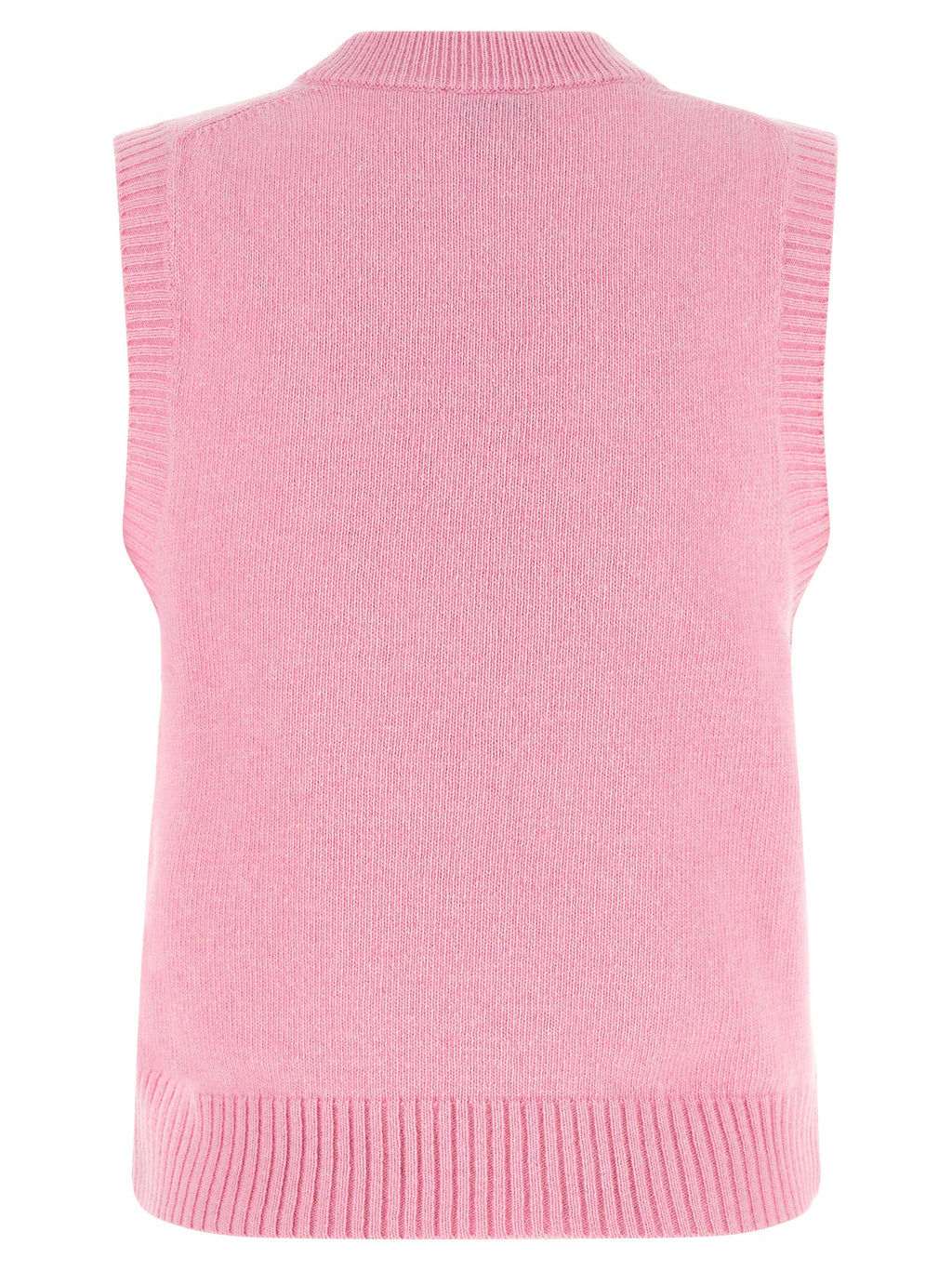 Multicolor Wool Sleeveles Sweater