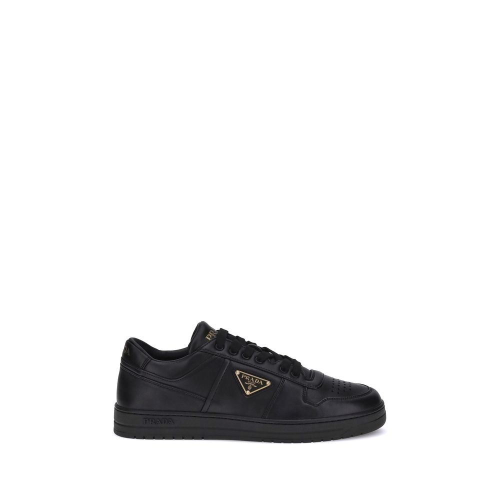 Calf Leather Downtown Low‑Top Sneakers