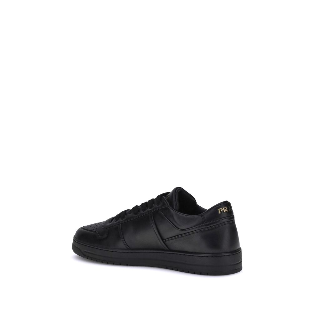 Calf Leather Downtown Low‑Top Sneakers
