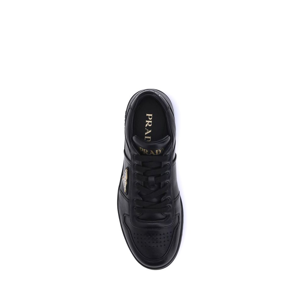Calf Leather Downtown Low‑Top Sneakers