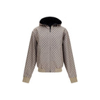 Black Polyester Reversible Zip Jacket