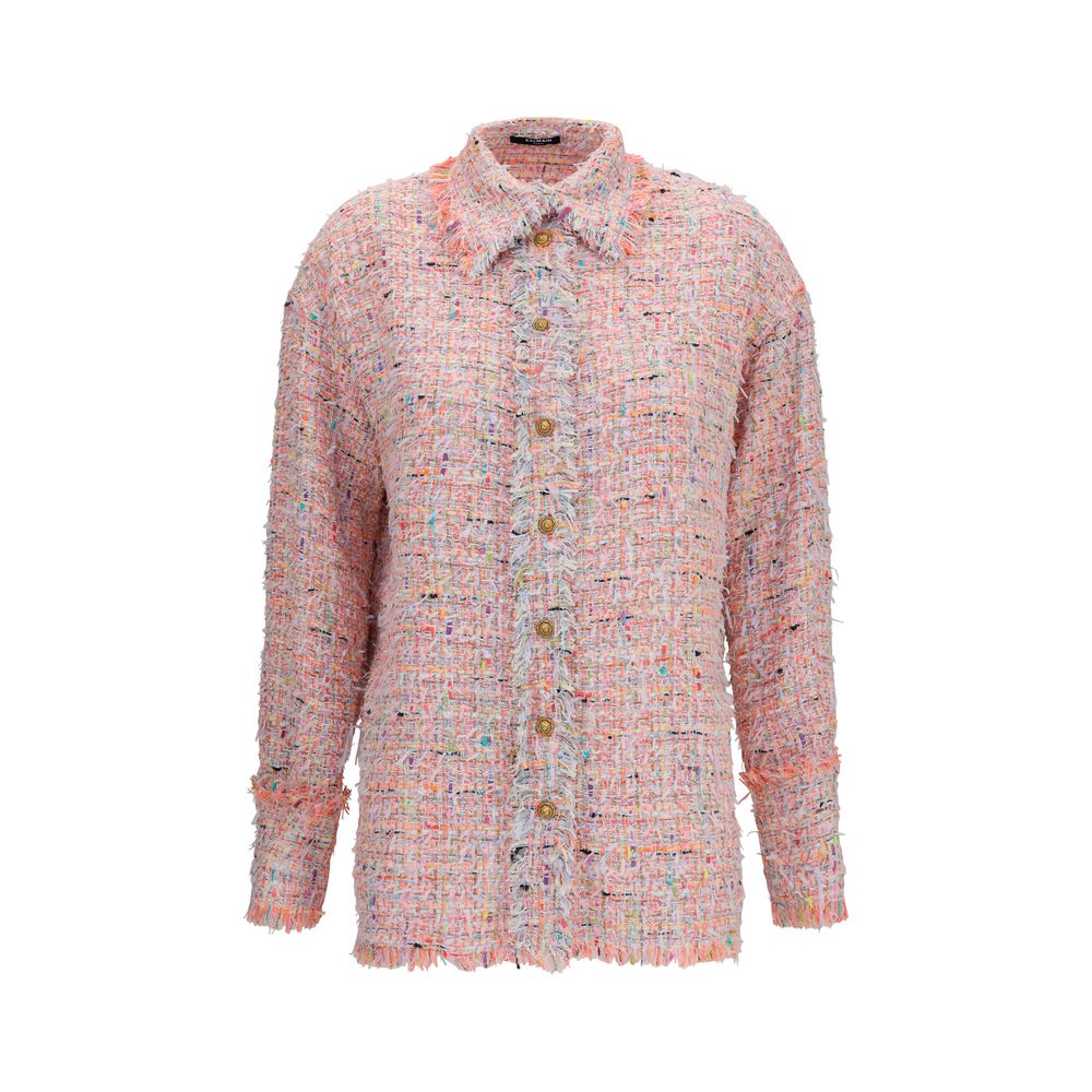 Multicolor Polyamide Tweed Shirt