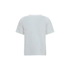 White Cotton Check Flag T-Shirt