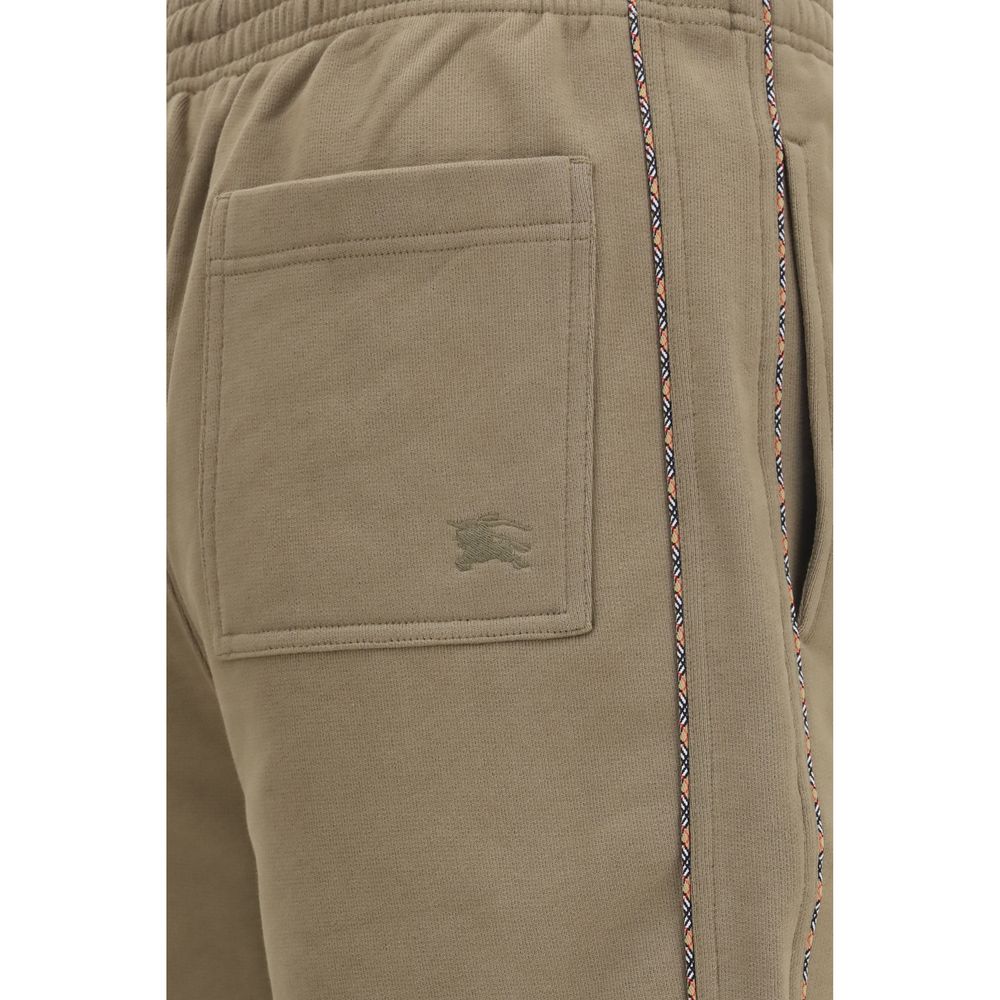 Check‑Trimmed Cotton Bermuda Shorts