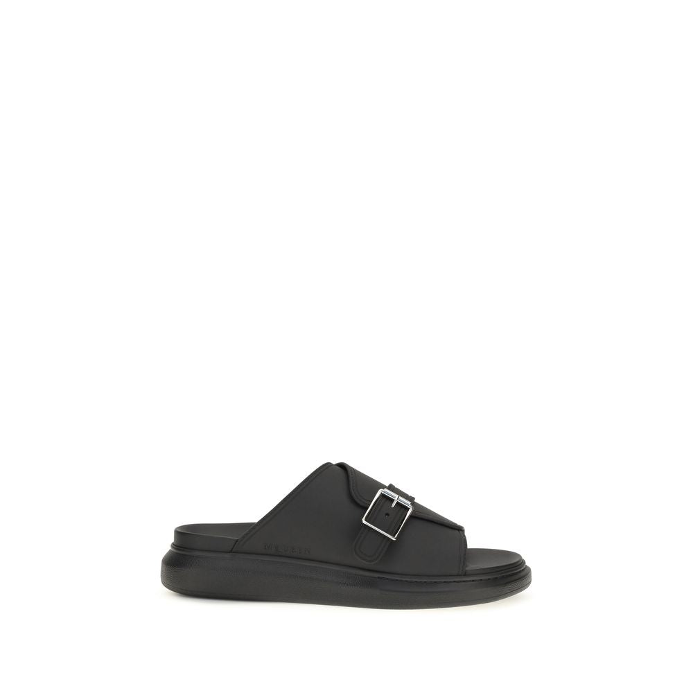 Calfskin Platform Slide Sandals