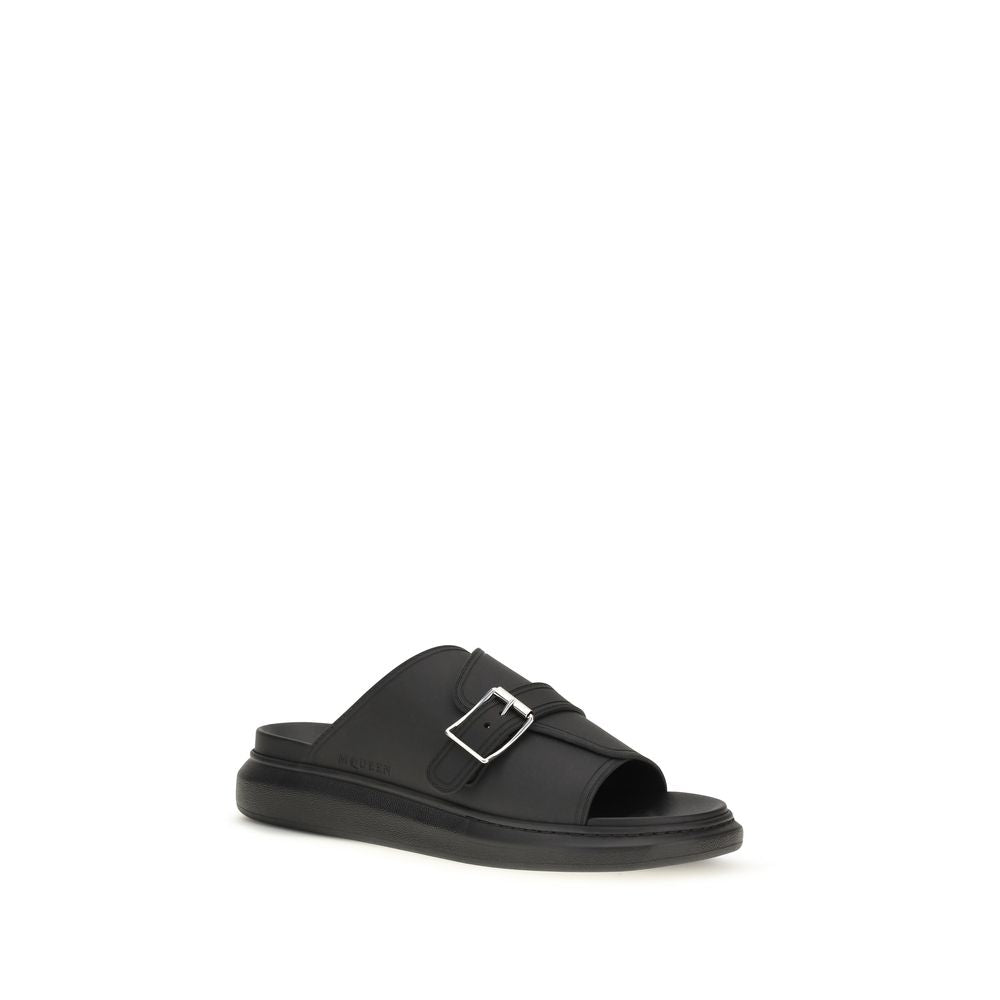Calfskin Platform Slide Sandals