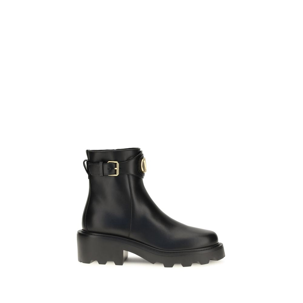 Vlogo Signature Calfskin Ankle Boots