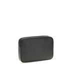 Textured Leather VLogo Signature Pouch