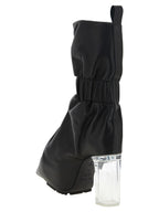 Pull On Cuffed Taquito Ankle Boots
