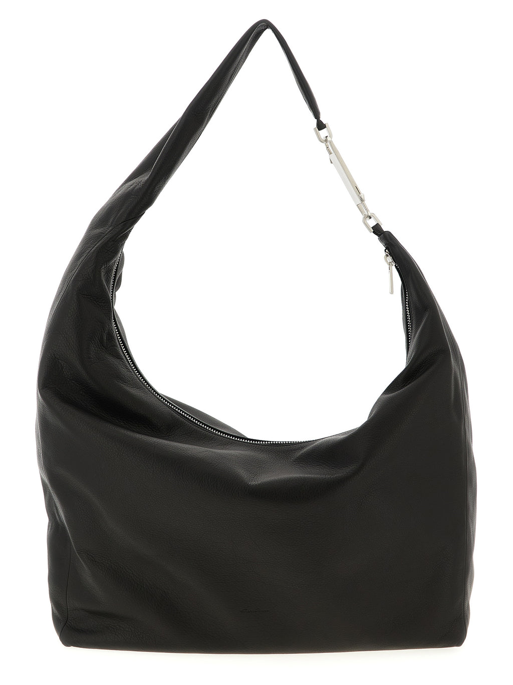 Hammered Calfskin Gemini Shoulder Bag