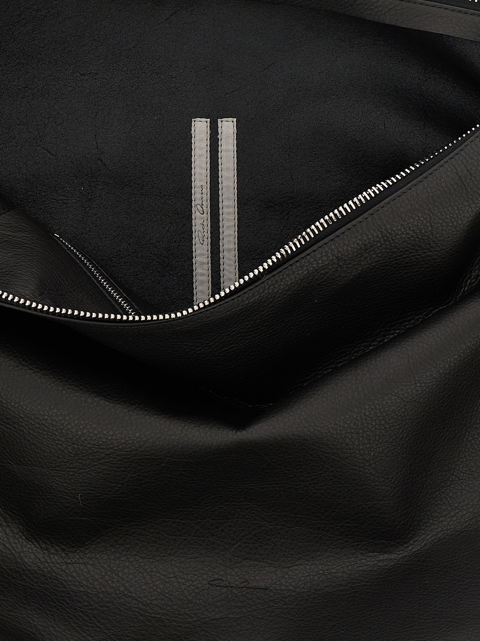 Hammered Calfskin Gemini Shoulder Bag
