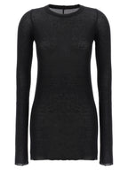 Viscose Silk Rib Long Sleeve T-Shirt
