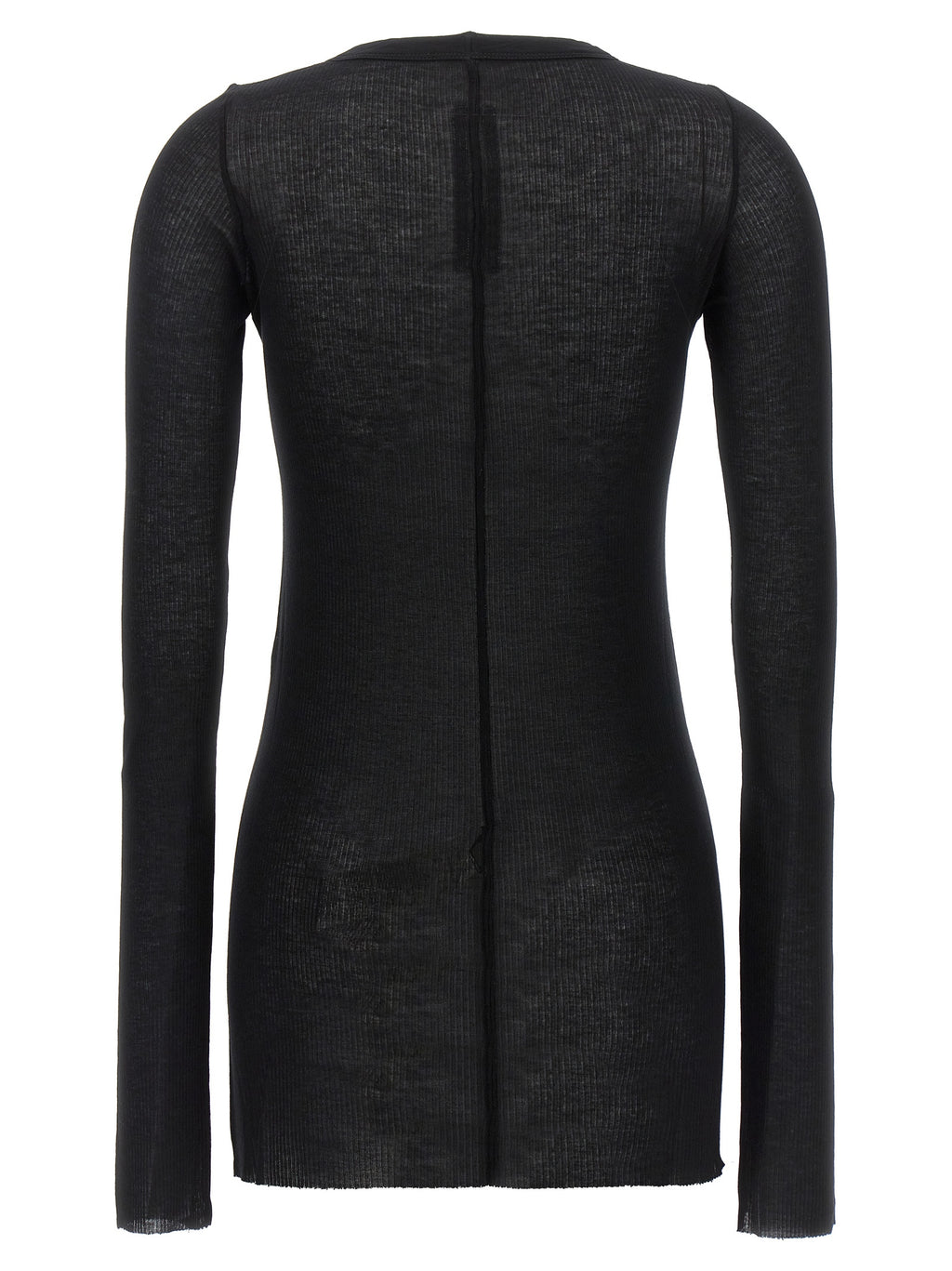 Viscose Silk Rib Long Sleeve T-Shirt