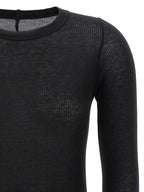 Viscose Silk Rib Long Sleeve T-Shirt