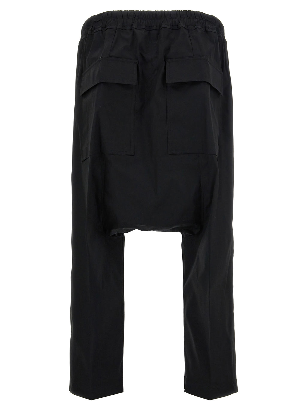 Cotton Drawstring Cropped Pants