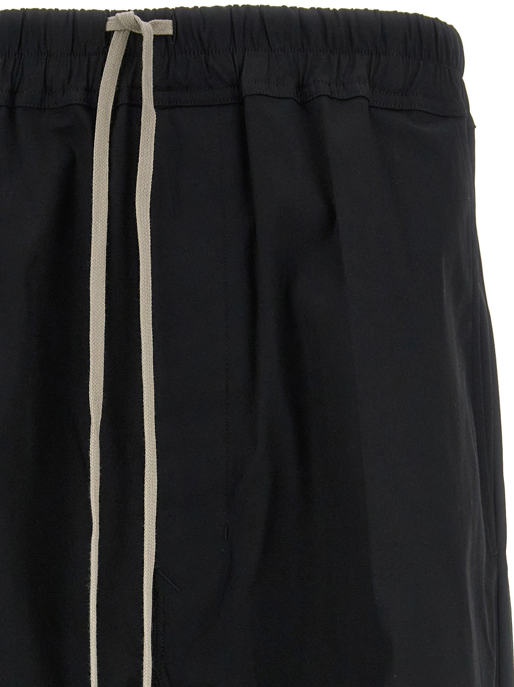 Cotton Drawstring Cropped Pants
