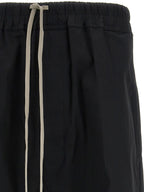 Cotton Drawstring Cropped Pants
