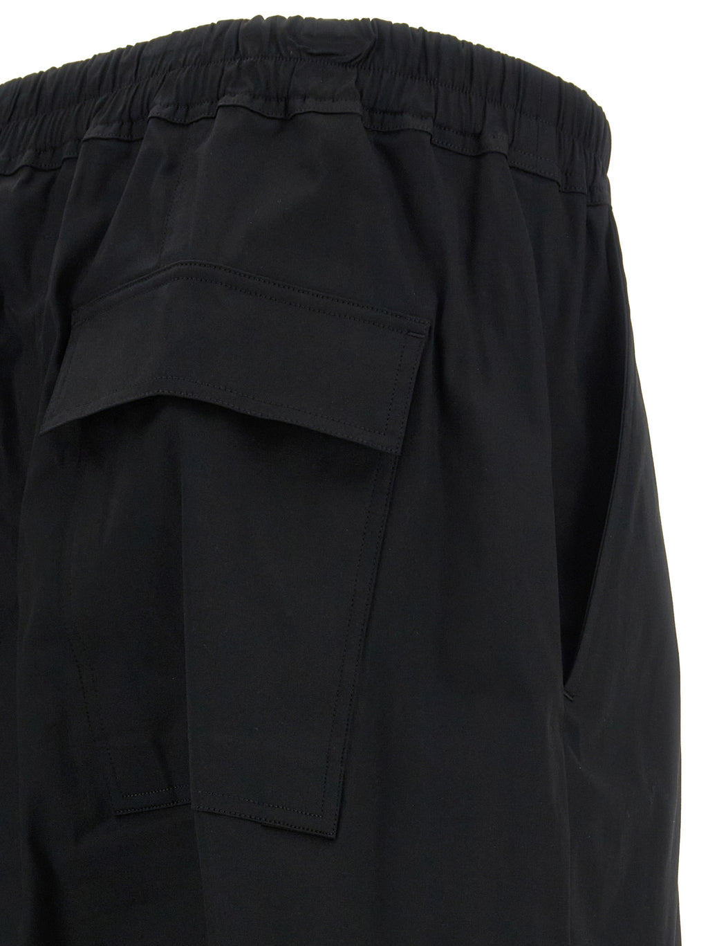 Cotton Drawstring Cropped Pants