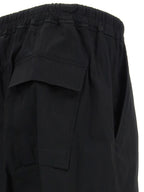 Cotton Drawstring Cropped Pants