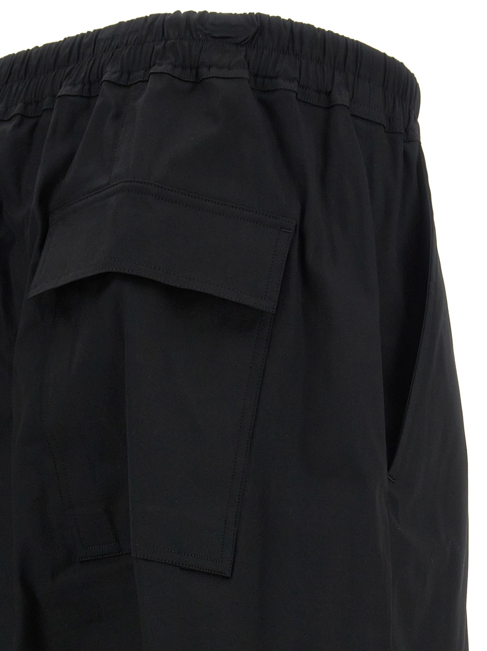 Cotton Drawstring Cropped Pants