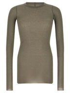 Viscose and Silk Rib LS T-shirt