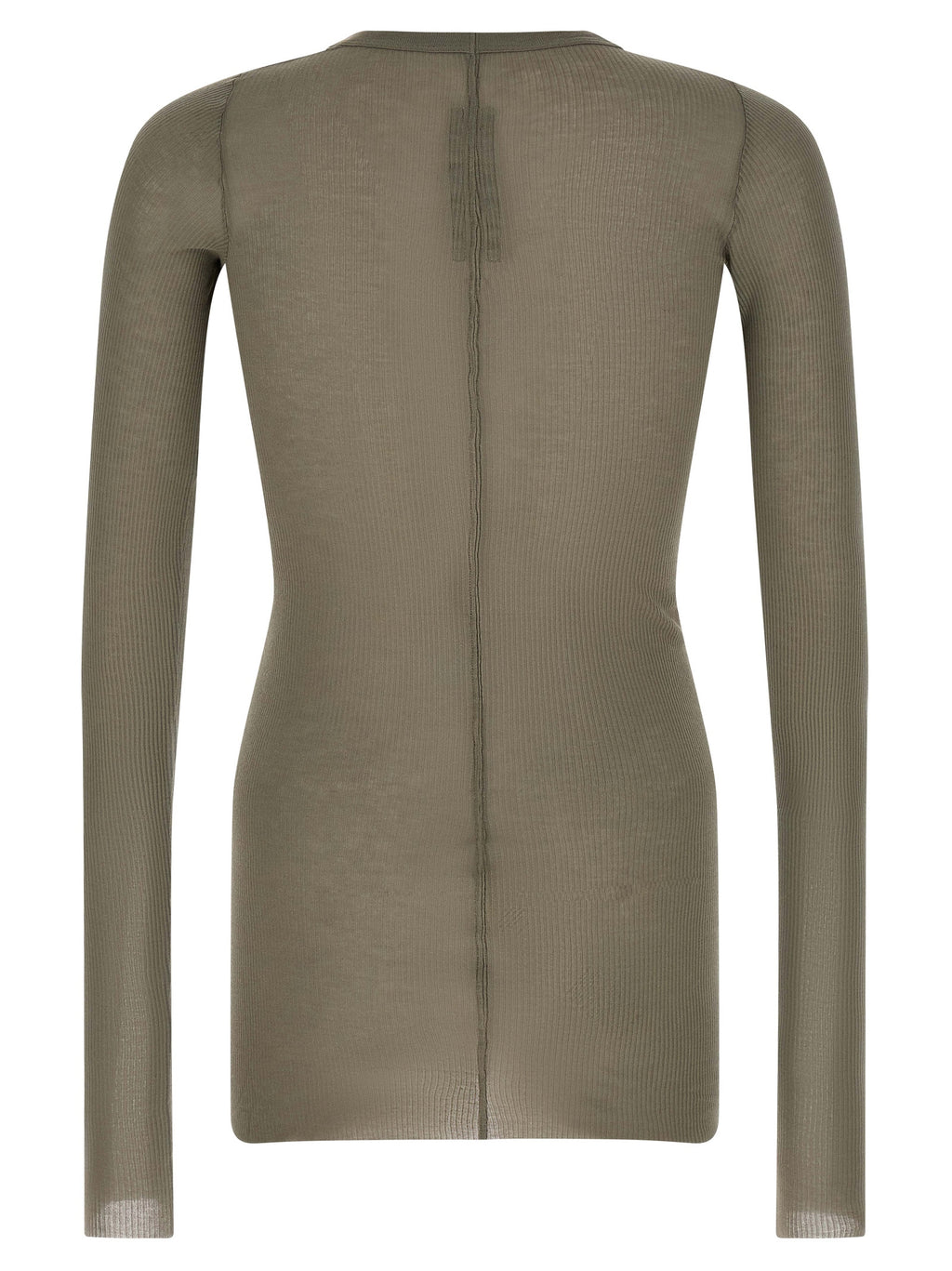 Viscose and Silk Rib LS T-shirt