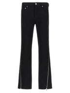 Black Virgin Wool Pants