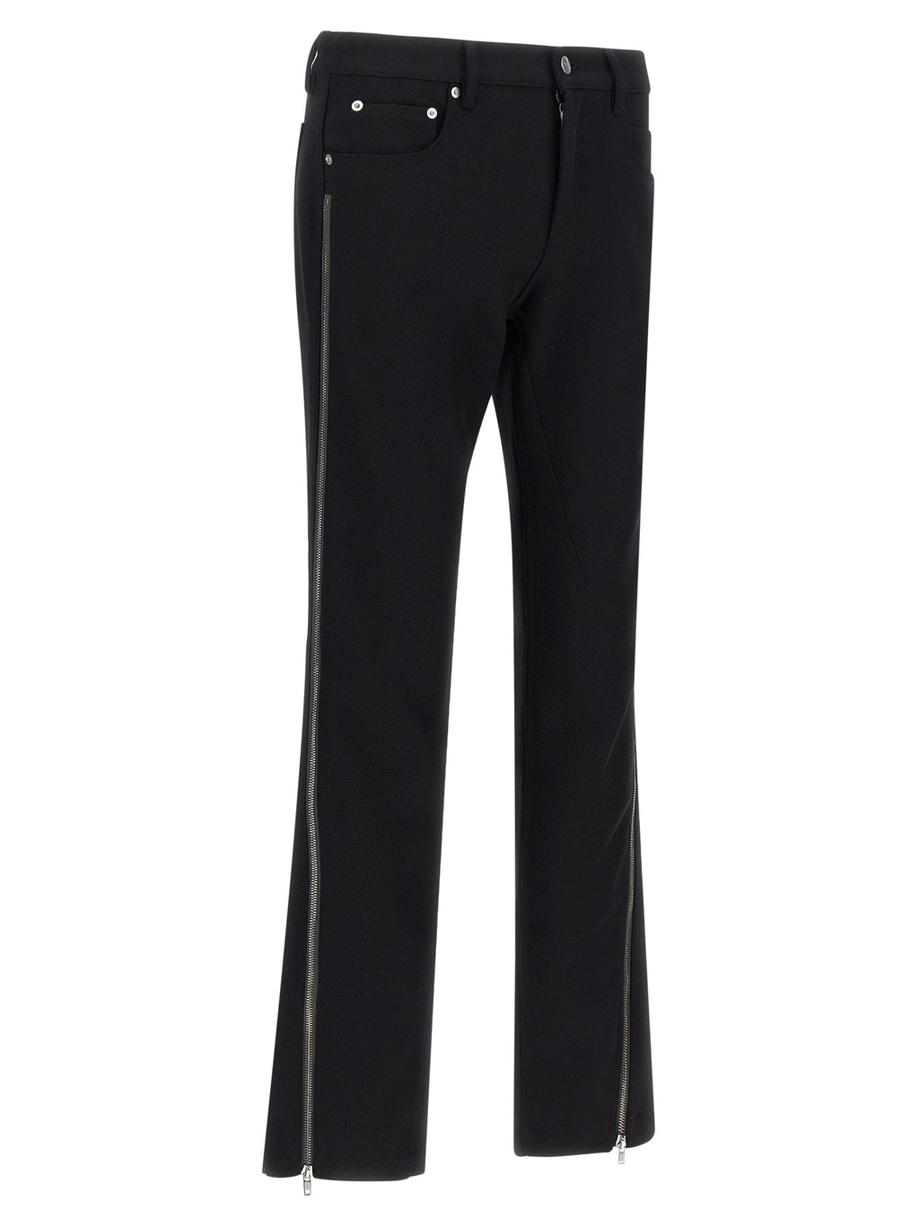 Black Virgin Wool Pants