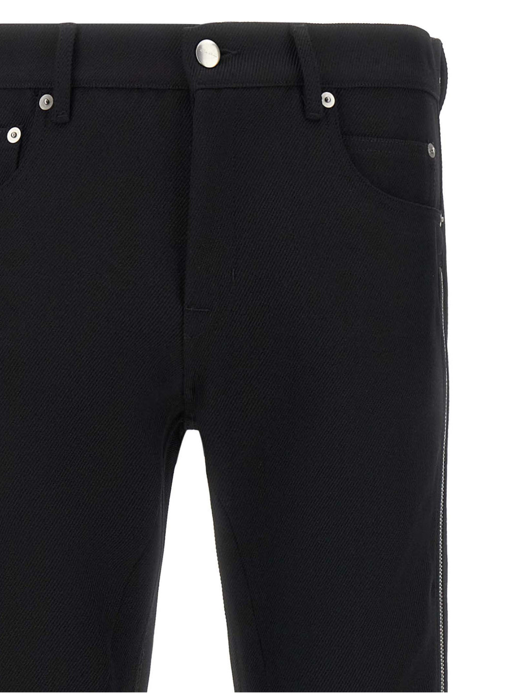 Black Virgin Wool Pants