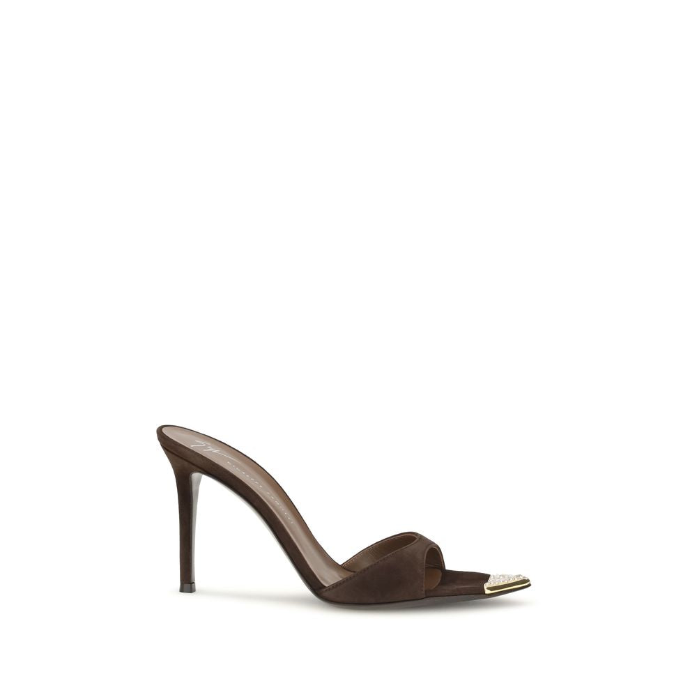 Calfskin Intrigo Jewelry Mules