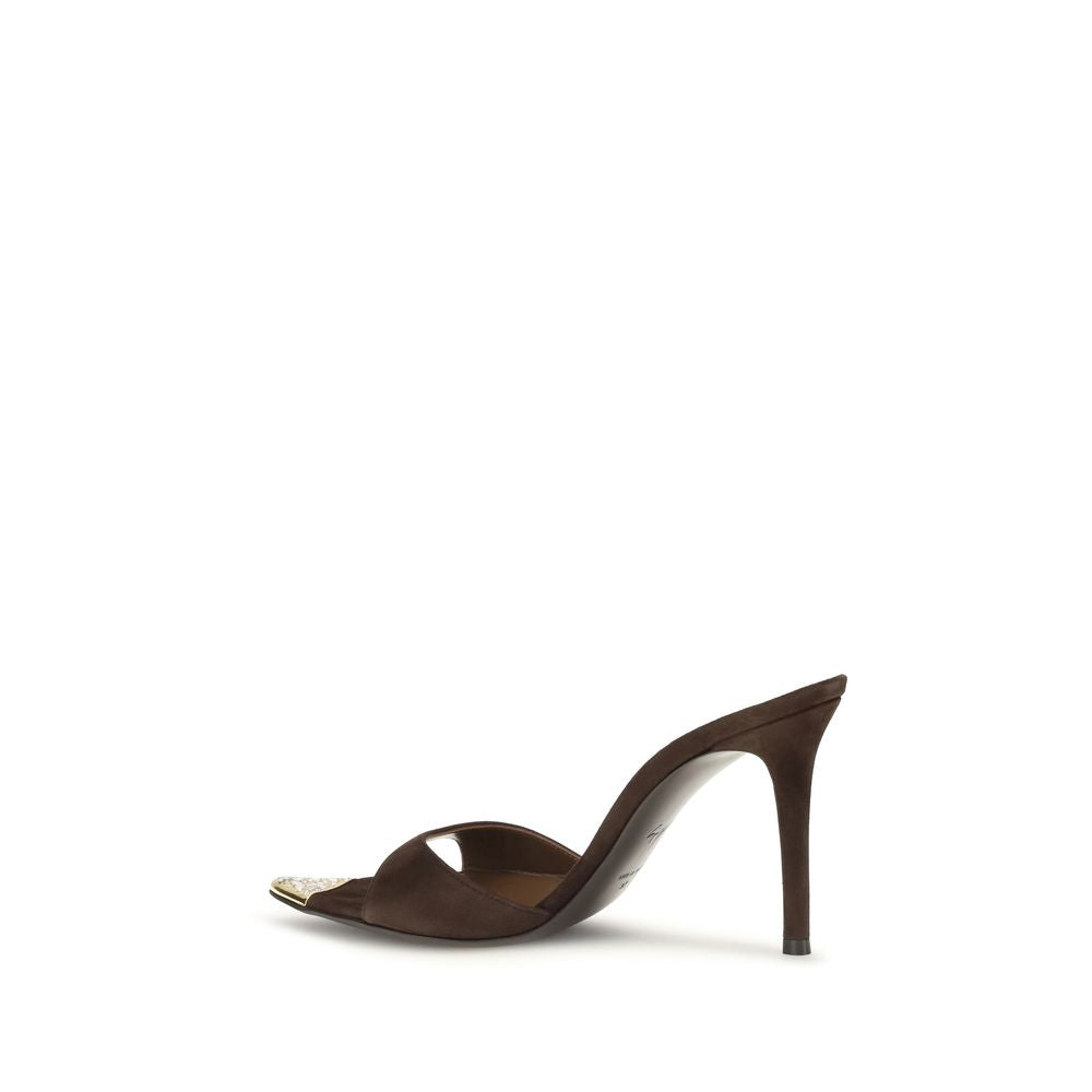Calfskin Intrigo Jewelry Mules