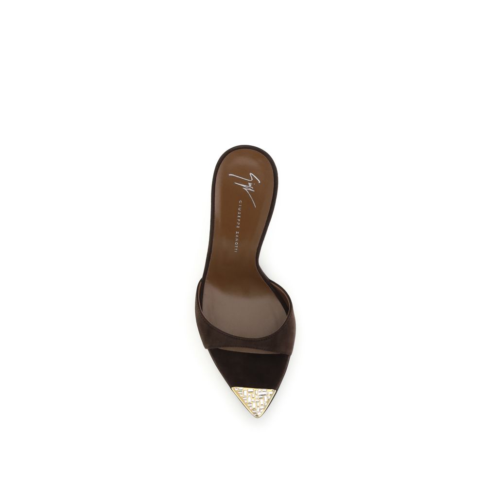 Calfskin Intrigo Jewelry Mules