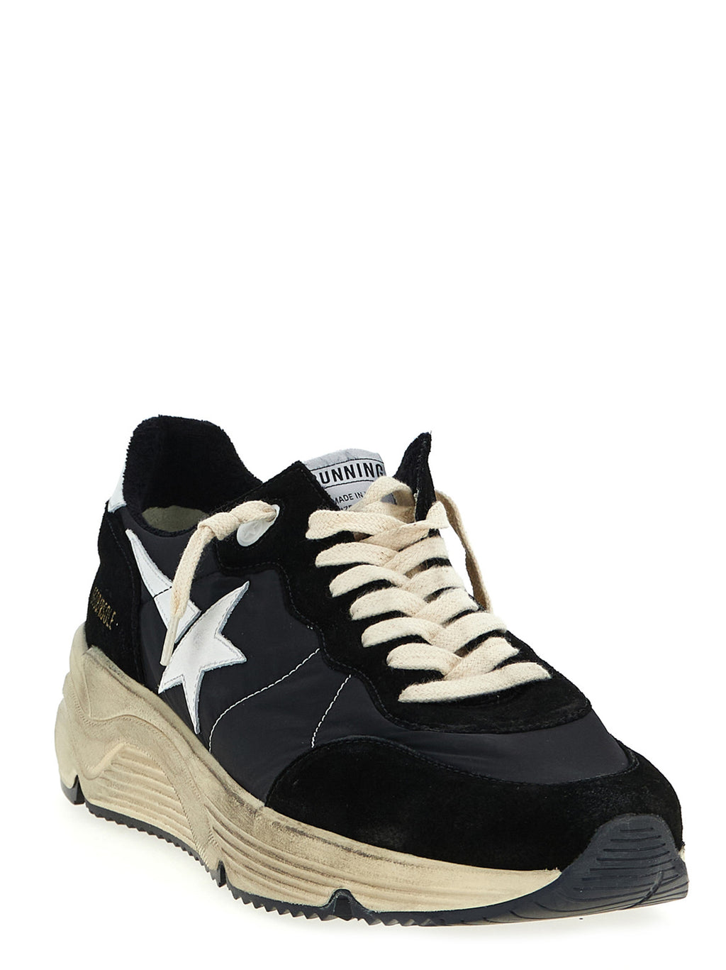 Running Sole Polyester Leather Sneaker