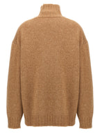 Alpaca Wool Turtleneck Cardigan