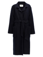 Blue Wool‑Cashmere Jene Coat