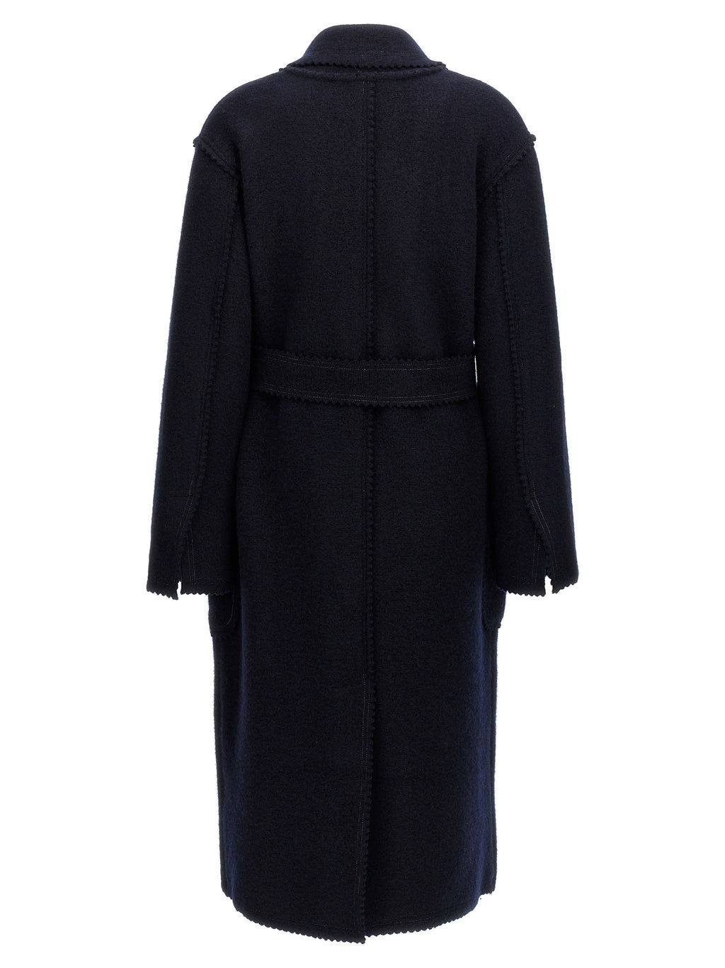 Blue Wool‑Cashmere Jene Coat
