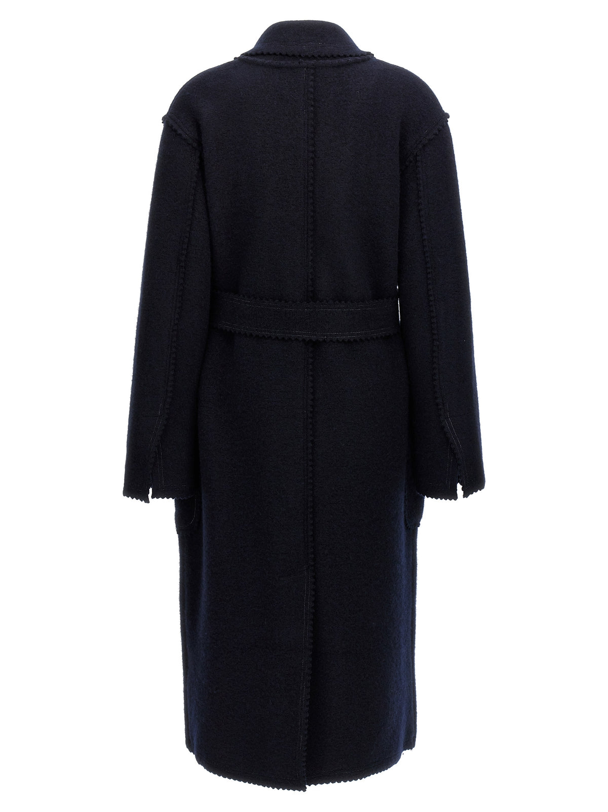 Blue Wool‑Cashmere Jene Coat