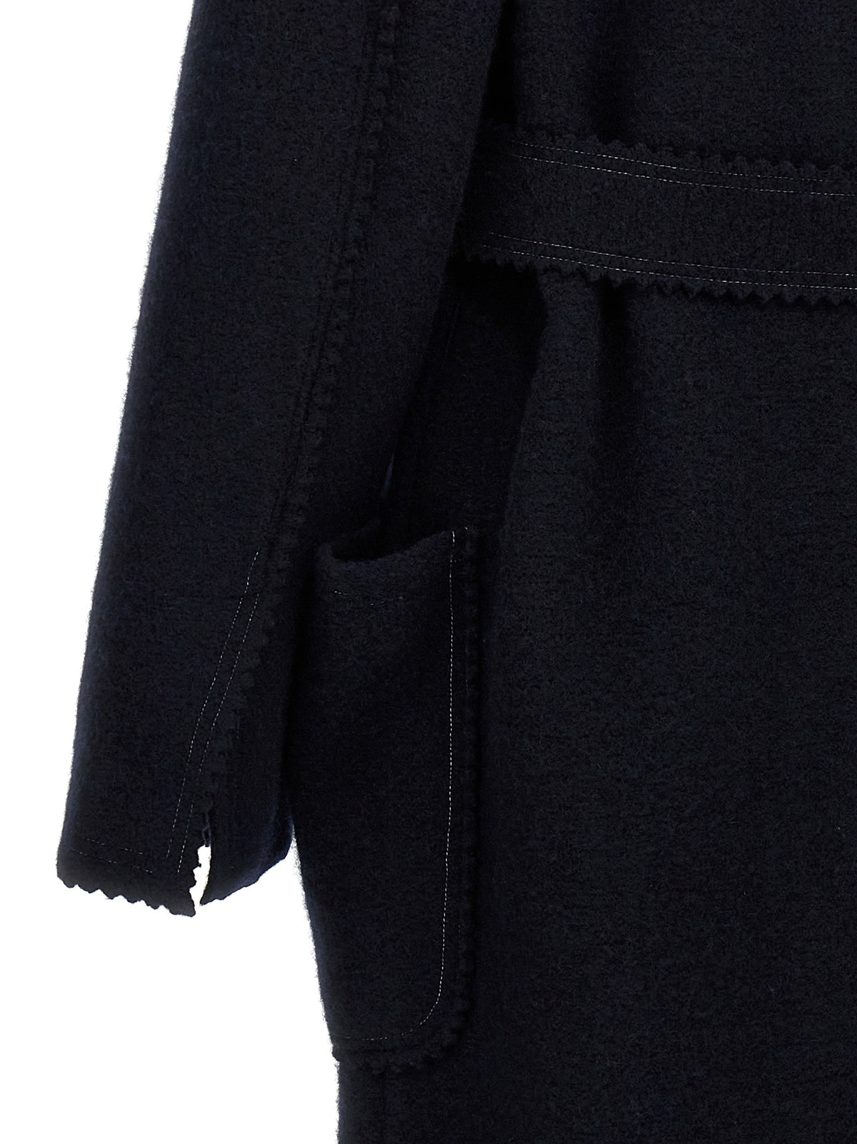 Blue Wool‑Cashmere Jene Coat